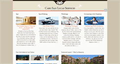 Desktop Screenshot of cabosanlucasservices.com